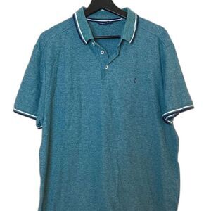 The Basics Mens Green Short Sleeve Polo Shirt Size XL